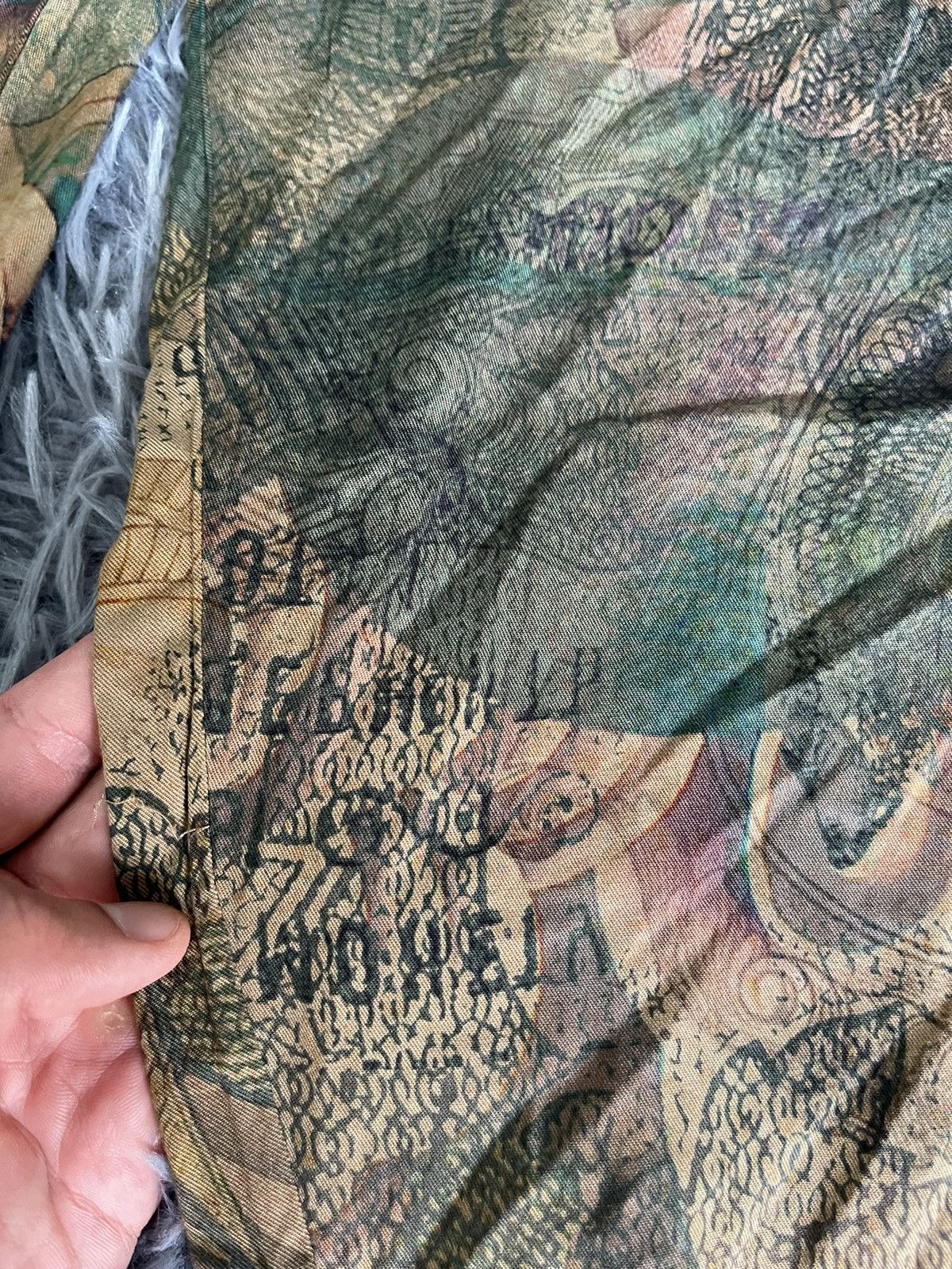 Desigual × Vintage Desigual Y2K harem Cyrillic texted graphic JPG style pants Size 25" / US 0 / IT 36 - 3 Thumbnail
