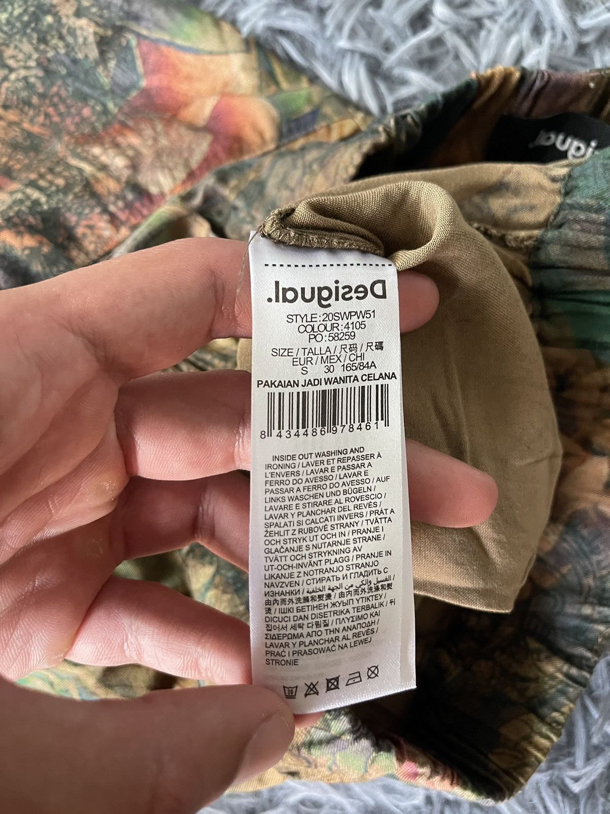 Desigual × Vintage Desigual Y2K harem Cyrillic texted graphic JPG style pants Size 25" / US 0 / IT 36 - 10 Thumbnail