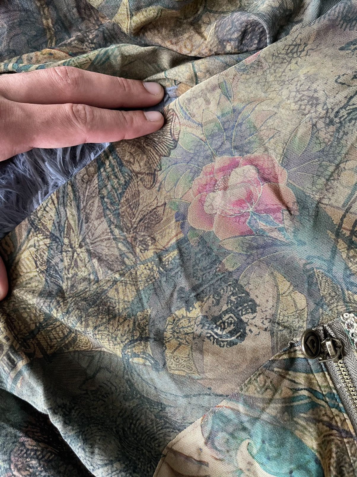 Desigual × Vintage Desigual Y2K harem Cyrillic texted graphic JPG style pants Size 25" / US 0 / IT 36 - 13 Thumbnail