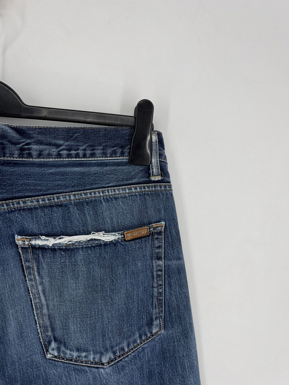 Carhartt × Vintage VIntage y2k Carhartt Fire Resistant Blue Jeans Cargo Pants Size US 33 - 14 Thumbnail