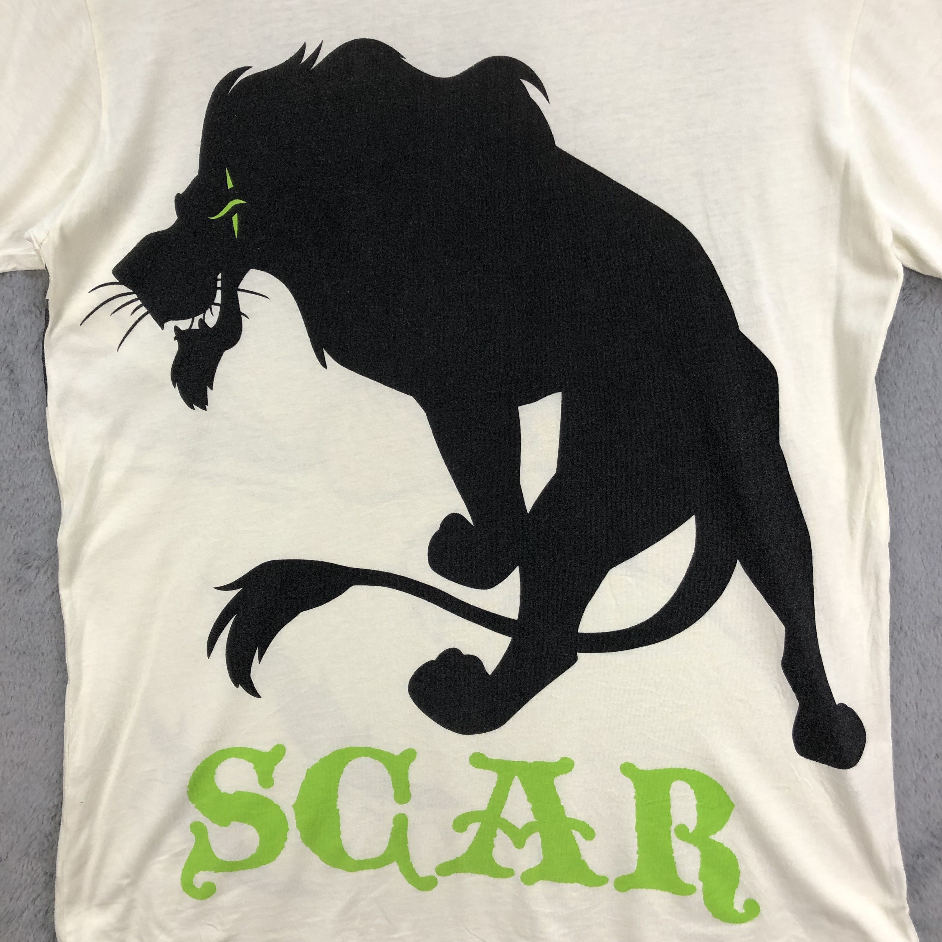 Disney Trashed Disney Movie Mowgli Scar Distress T Shirt #6013-218 Size US L / EU 52-54 / 3 - 14 Thumbnail