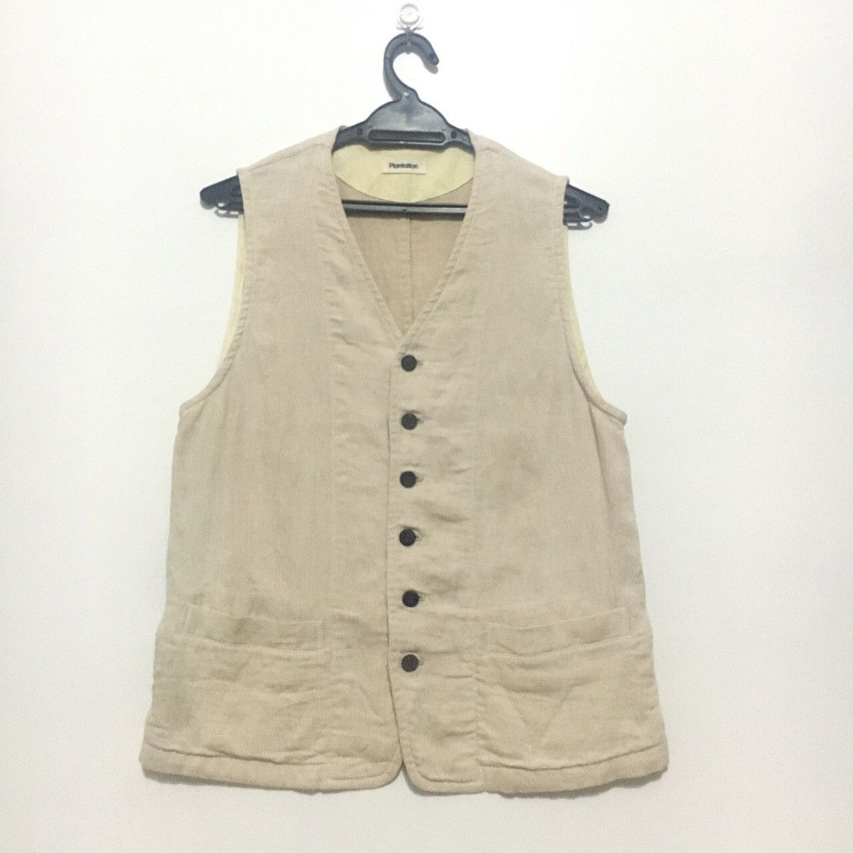 Designer × Issey Miyake × Japanese Brand Vintage Vest Plantation By Issey Miyake Size 36S - 1 Thumbnail
