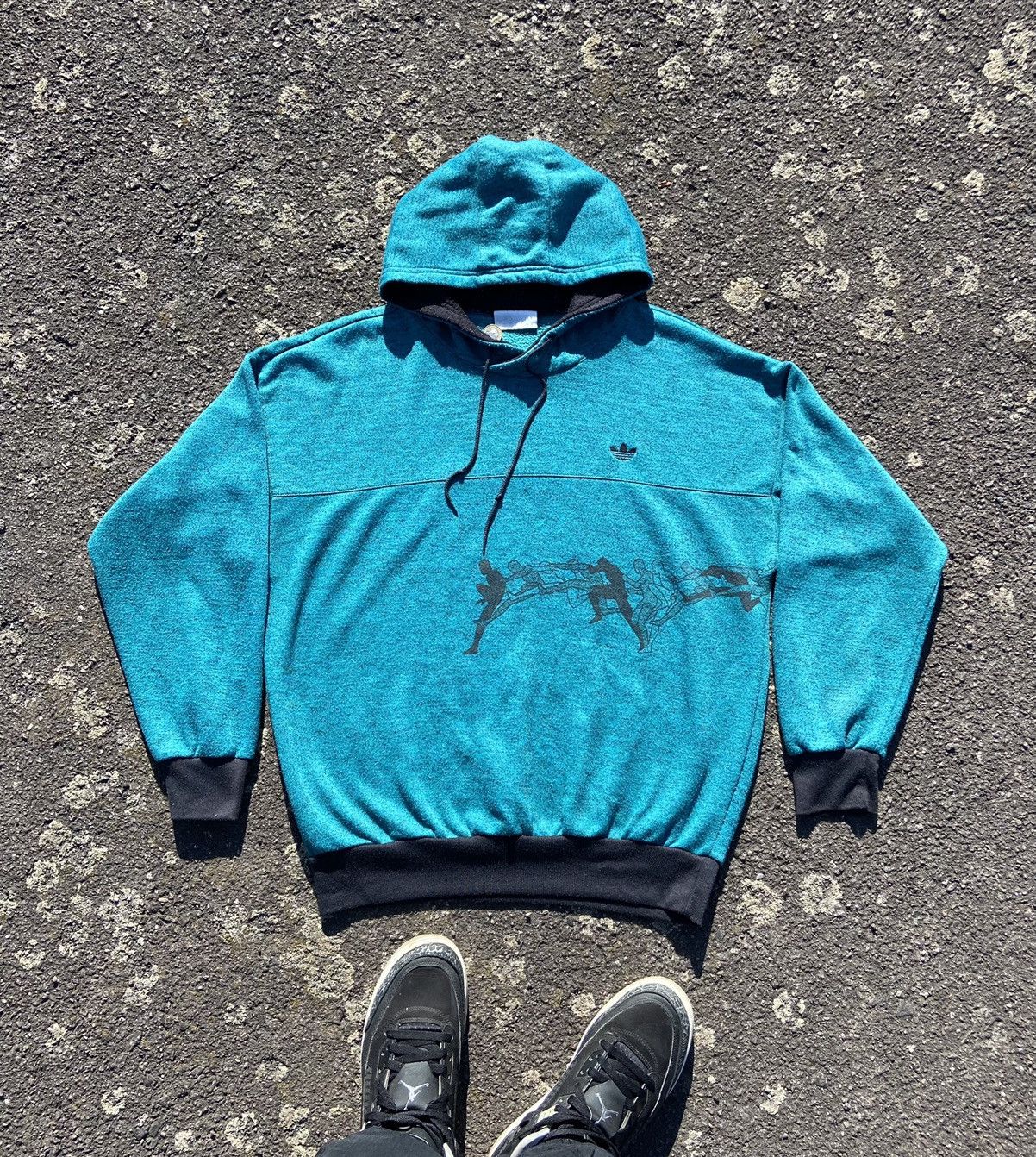 Adidas Hoodie Adidas Vintage Size US M / EU 48-50 / 2 - 1 Thumbnail