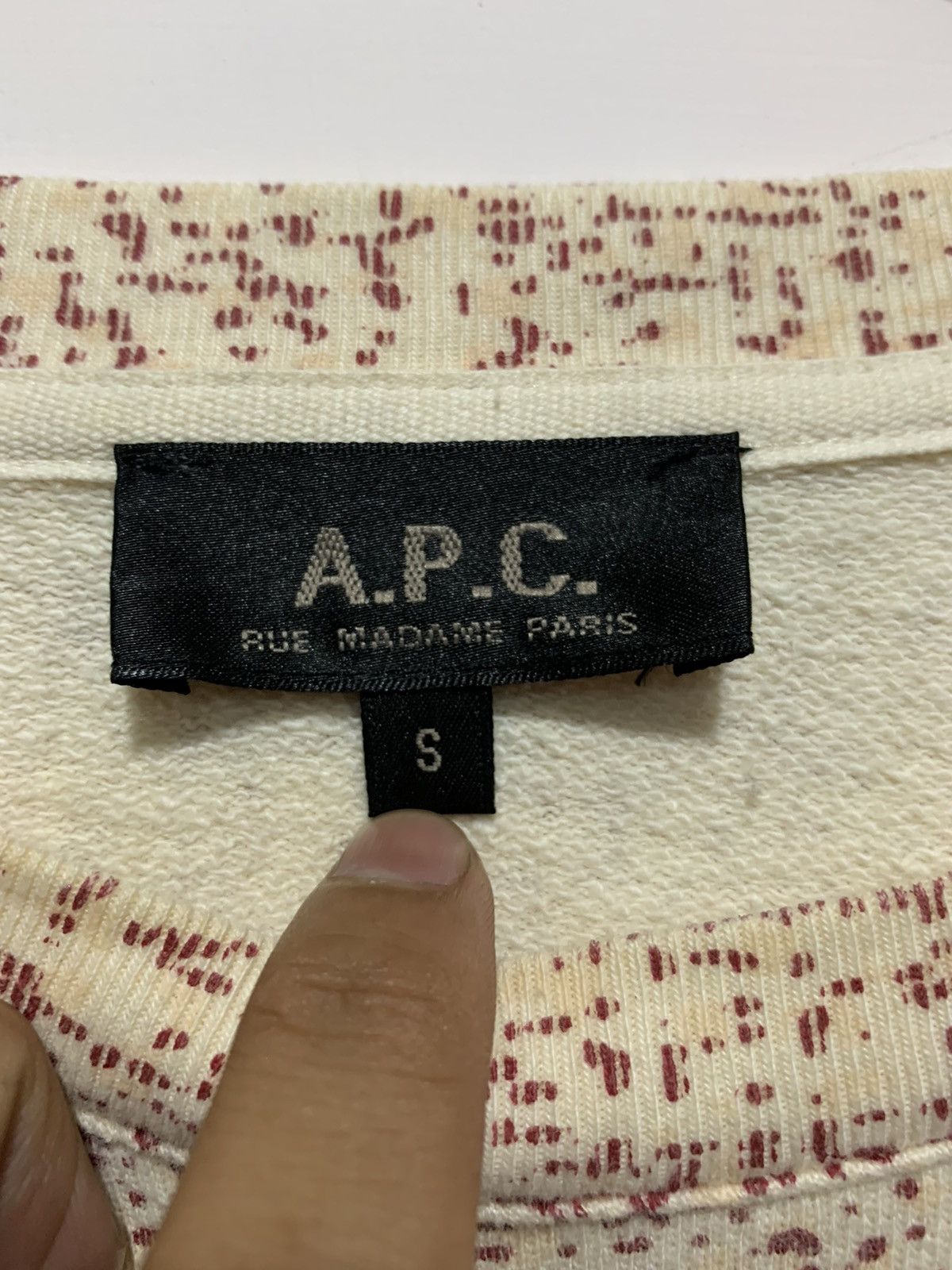 A.P.C. Apc abstrac sweatshirt Size US S / EU 44-46 / 1 - 4 Thumbnail