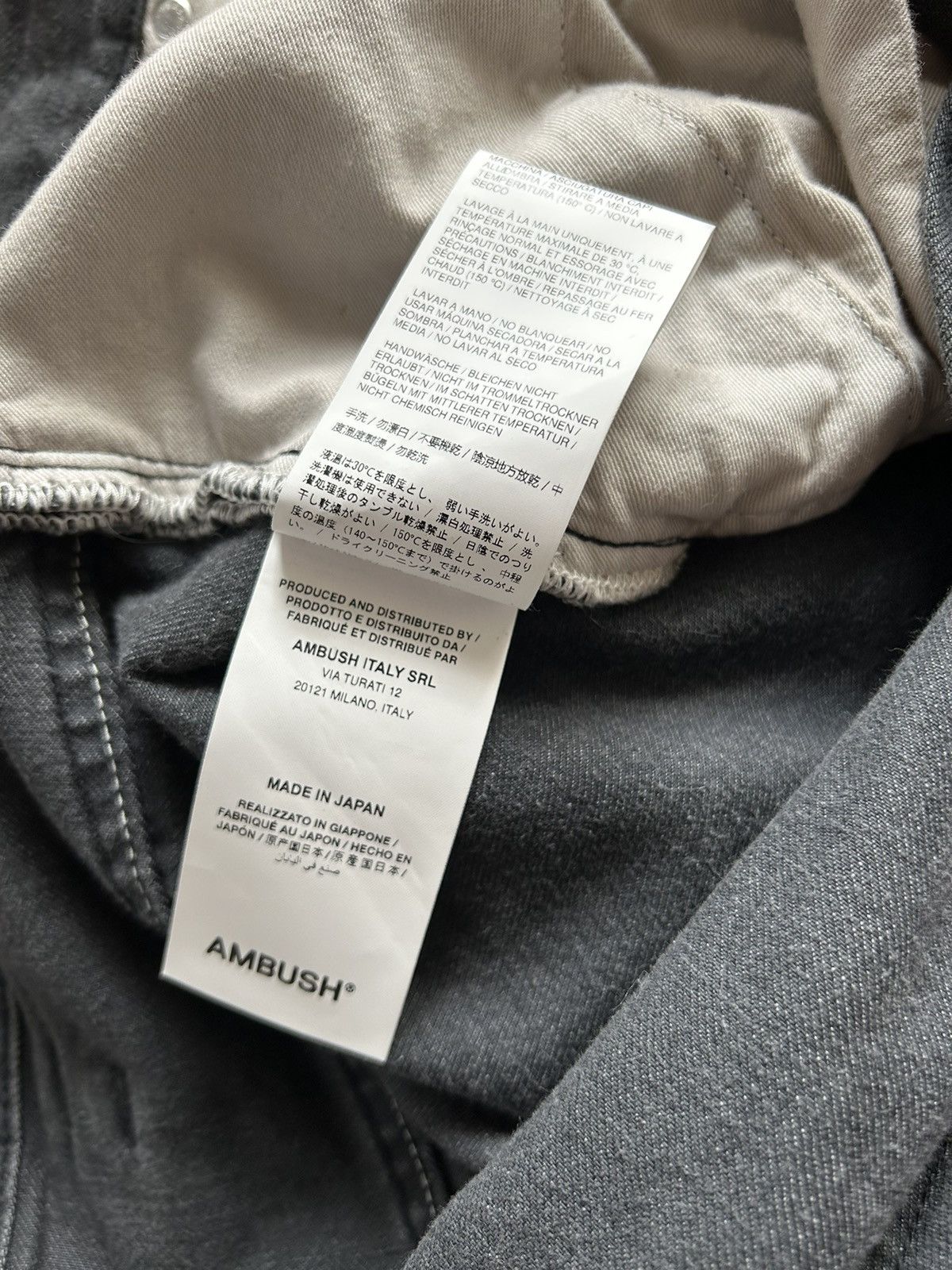 Ambush Design LAST DROP B4 DELETE Ambush wide leg denim carpenter pants Size US 33 - 7 Thumbnail