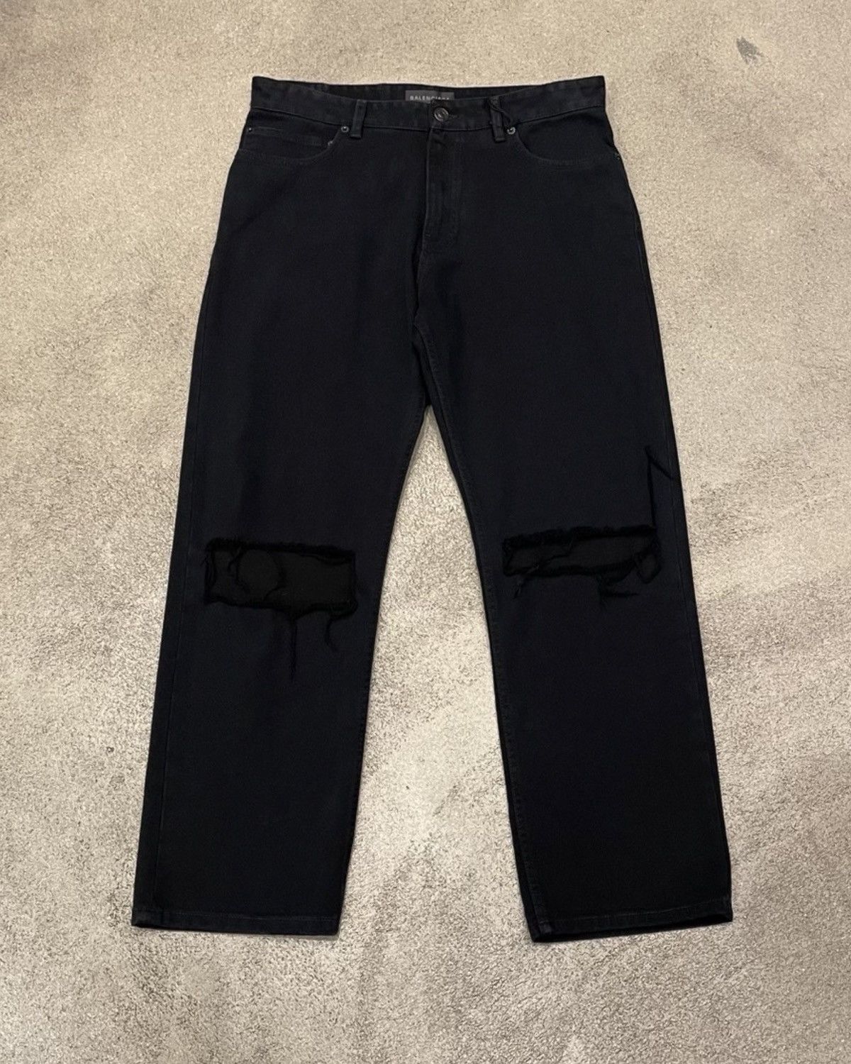 Balenciaga Loose Fit Buckle Pants