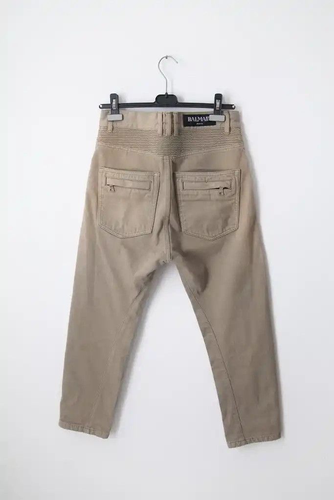 Balmain SS17 minimal biker denim jeans Size US 27 - 3 Thumbnail