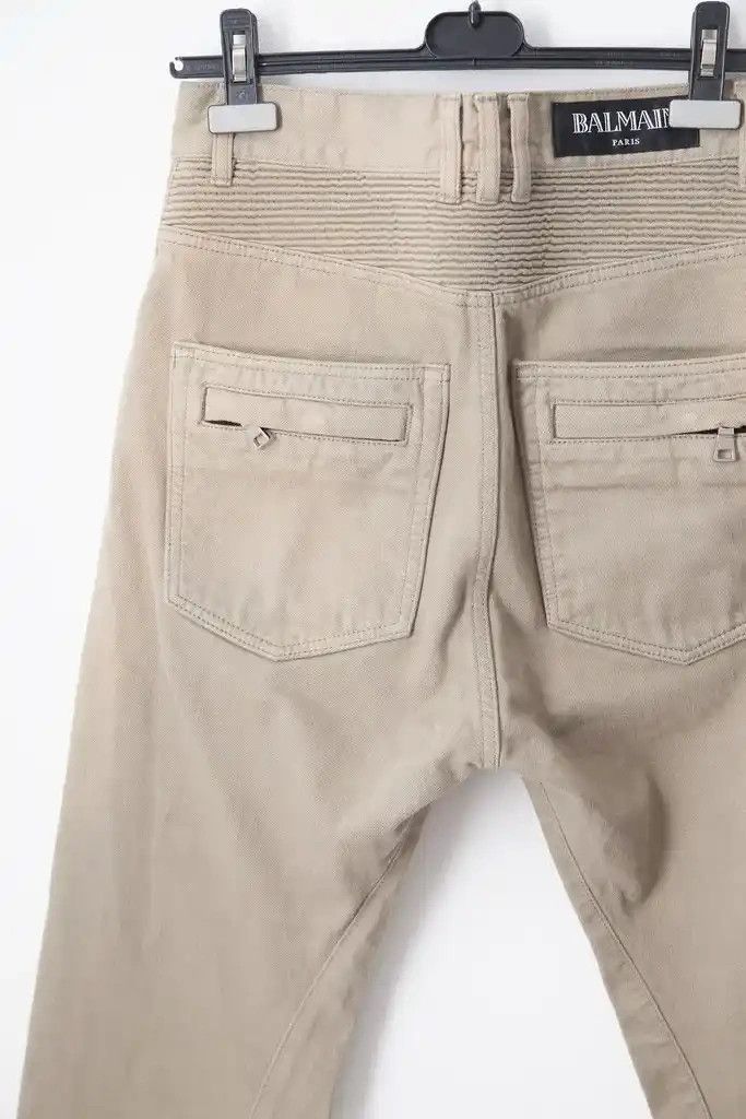 Balmain SS17 minimal biker denim jeans Size US 27 - 4 Thumbnail