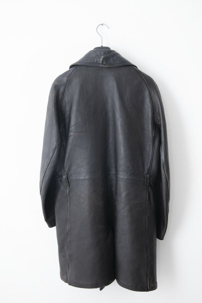 Vintage Vintage MIC leather peacoat Size US M / EU 48-50 / 2 - 4 Thumbnail