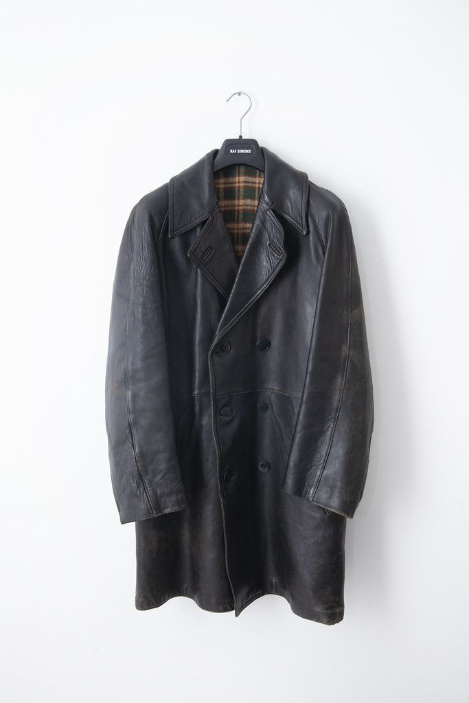 Vintage Vintage MIC leather peacoat Size US M / EU 48-50 / 2 - 1 Thumbnail