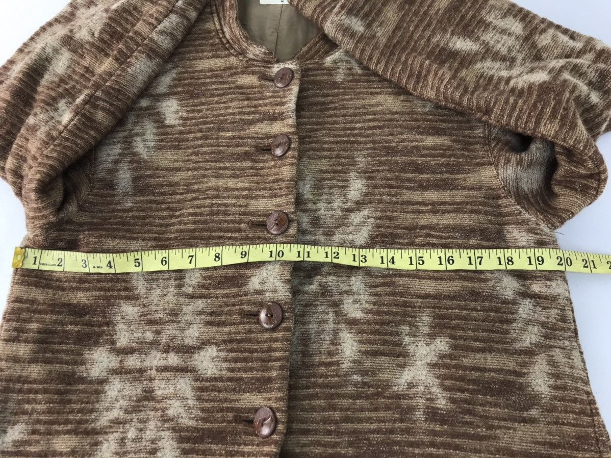 Pierre Cardin × Vintage Tricots Pierre Cardin Paris Abstract Wool Thick Jacket Coat Size US M / EU 48-50 / 2 - 7 Thumbnail