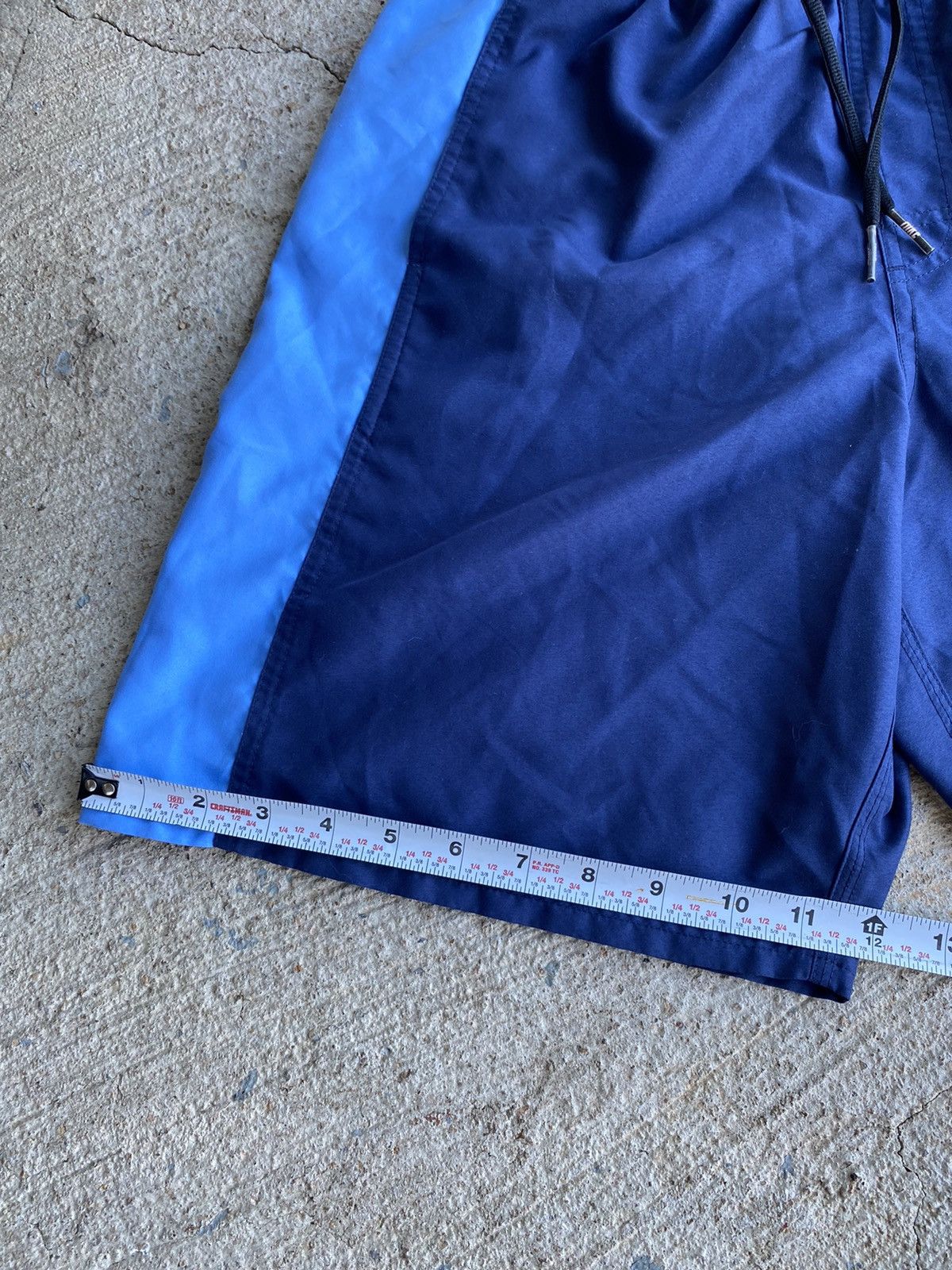 Nike × Vintage Vintage Y2K Nike Blue Lined Shorts Size US 26 / EU 42 - 10 Thumbnail