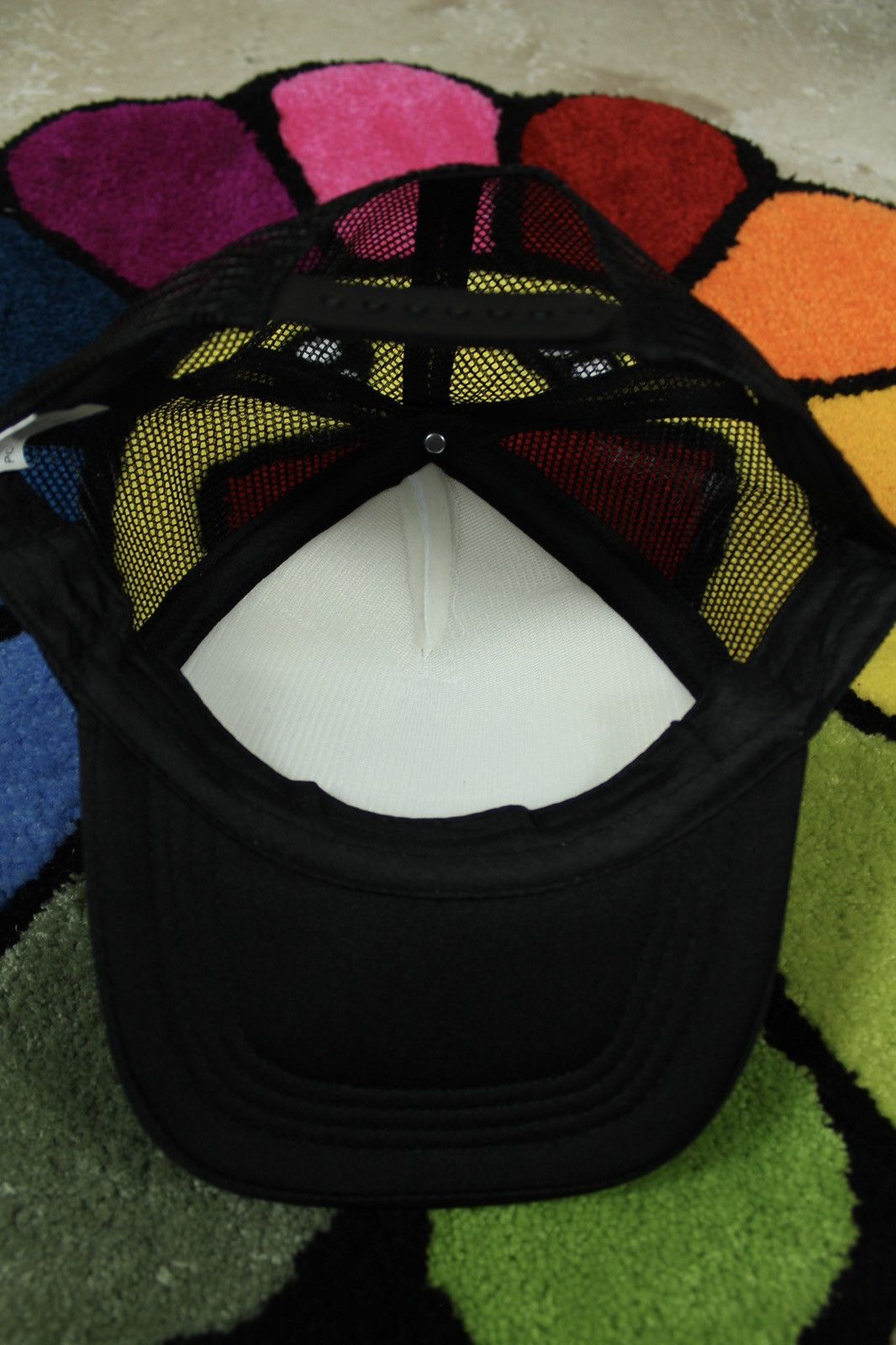 Vintage Skeleton Death Trucker hat Size ONE SIZE - 5 Thumbnail