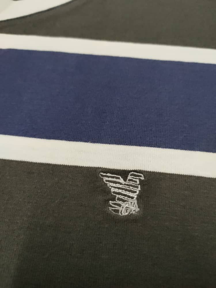 Armani Vintage Armani Jeans Stripes Tee Size US L / EU 52-54 / 3 - 2 Thumbnail