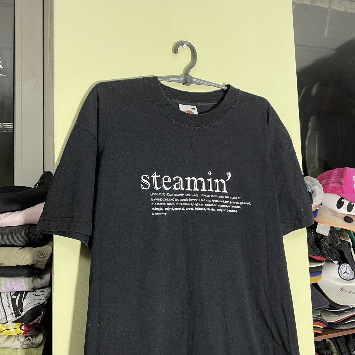 Vintage Vintage Y2K Adult Graphic Tee Steamin Humor L Size US L / EU 52-54 / 3 - 5 Thumbnail