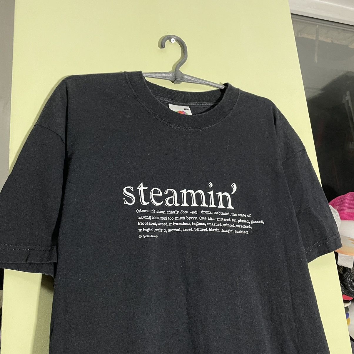Vintage Vintage Y2K Adult Graphic Tee Steamin Humor L Size US L / EU 52-54 / 3 - 2 Thumbnail
