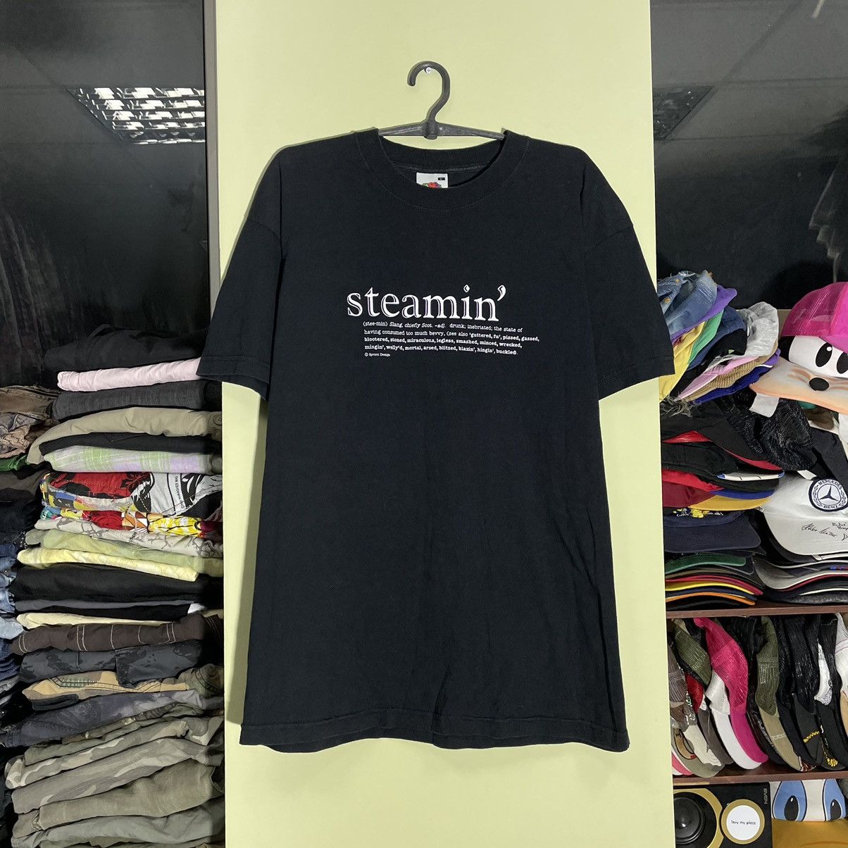 Vintage Vintage Y2K Adult Graphic Tee Steamin Humor L Size US L / EU 52-54 / 3 - 1 Thumbnail