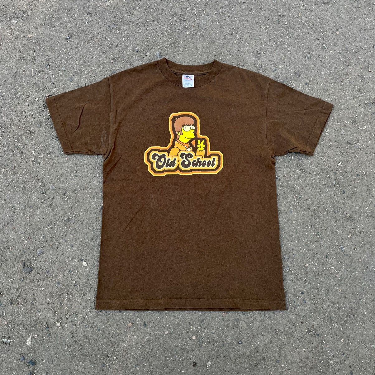 Vintage Vintage 90s Old Scholl Graphic Tee Brown Skate Streetwear L Size US L / EU 52-54 / 3 - 1 Thumbnail