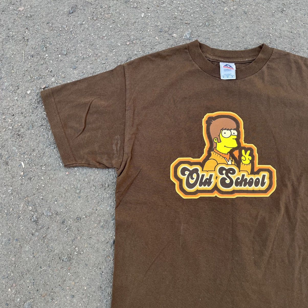 Vintage Vintage 90s Old Scholl Graphic Tee Brown Skate Streetwear L Size US L / EU 52-54 / 3 - 3 Thumbnail