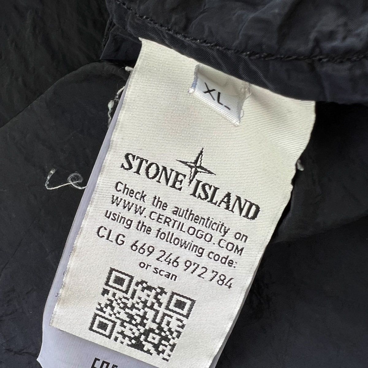 Stone Island Stone Island Navy Nylon Metal Overshirt Size US XL / EU 56 / 4 - 4 Thumbnail