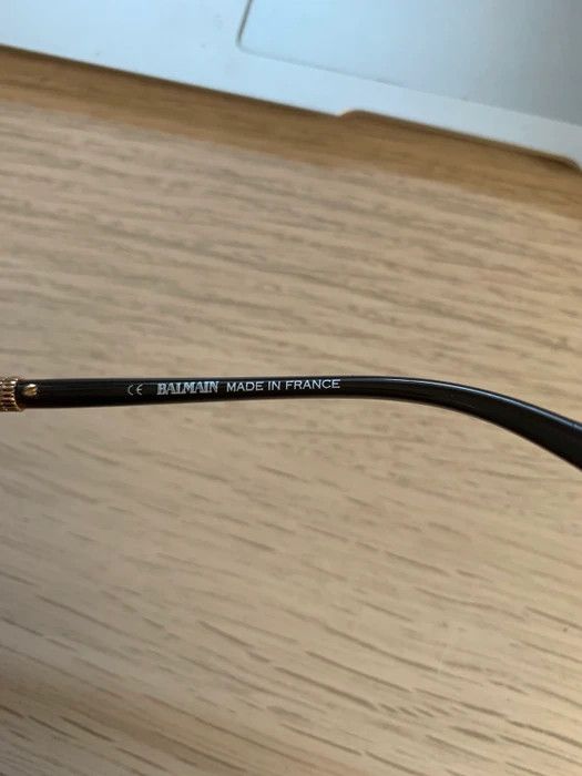 Balmain Balmain '00s Brown/Gold Oval Glasses Size ONE SIZE - 5 Thumbnail