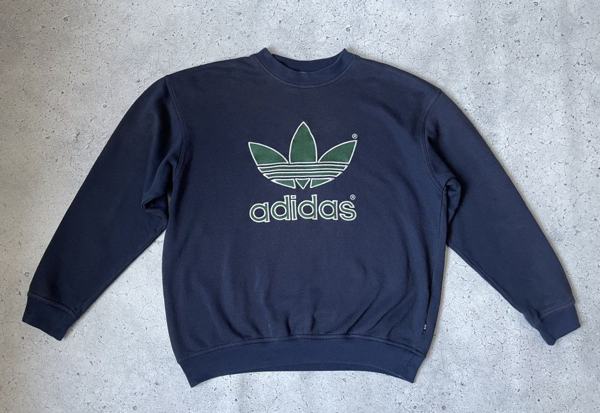 Adidas Adidas vintage Big logo sweatshirt Y2K Size US S / EU 44-46 / 1 - 1 Thumbnail