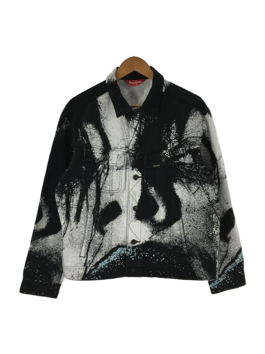 image of Supreme My Bloody Valentine "feed Me Your Kiss" Denim Jacket in Black, Men's (Size Medium)