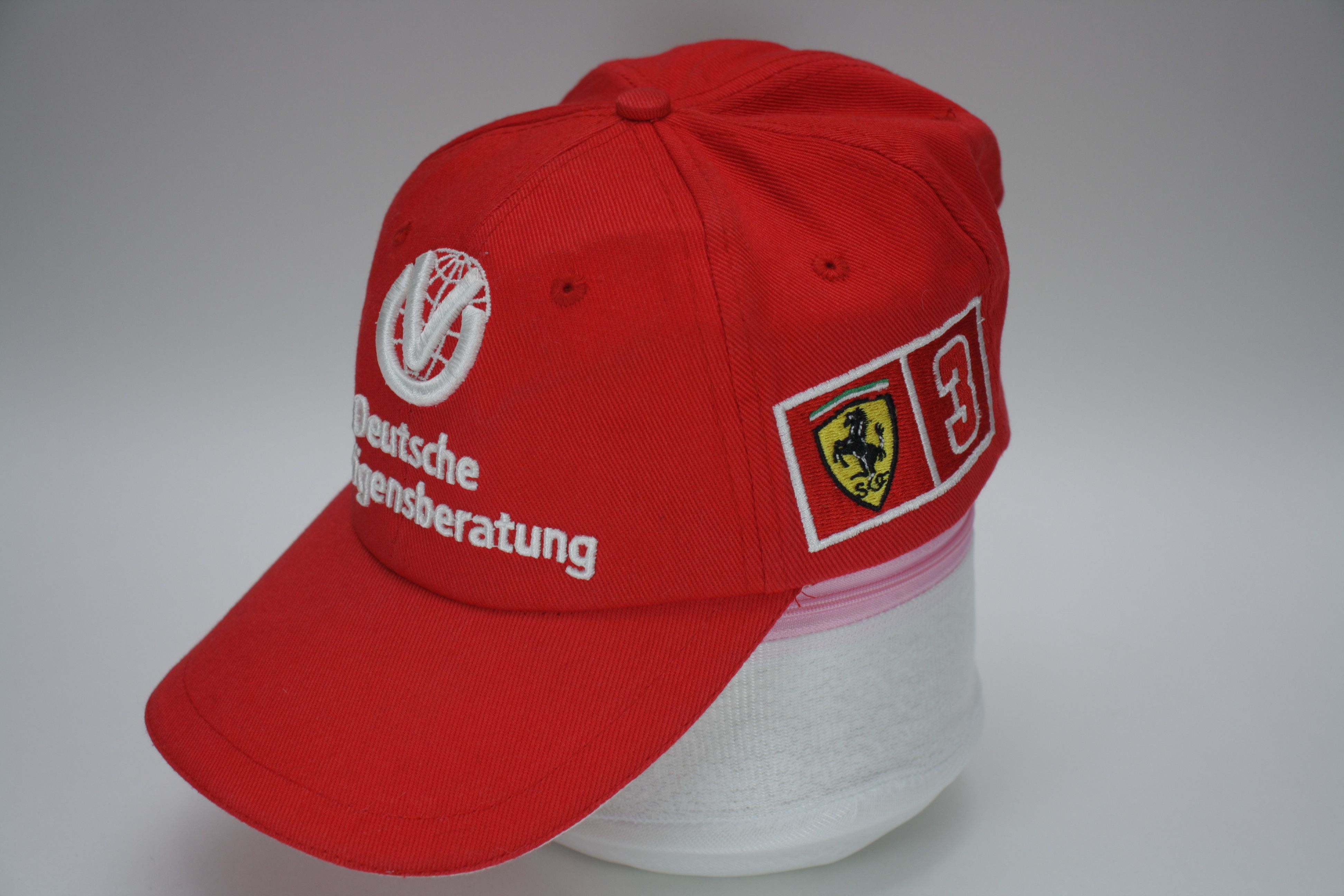 Ferrari 2000 Michael Schumacher 3-Times Champion F1 Ferrari VTG Cap Size ONE SIZE - 3 Thumbnail