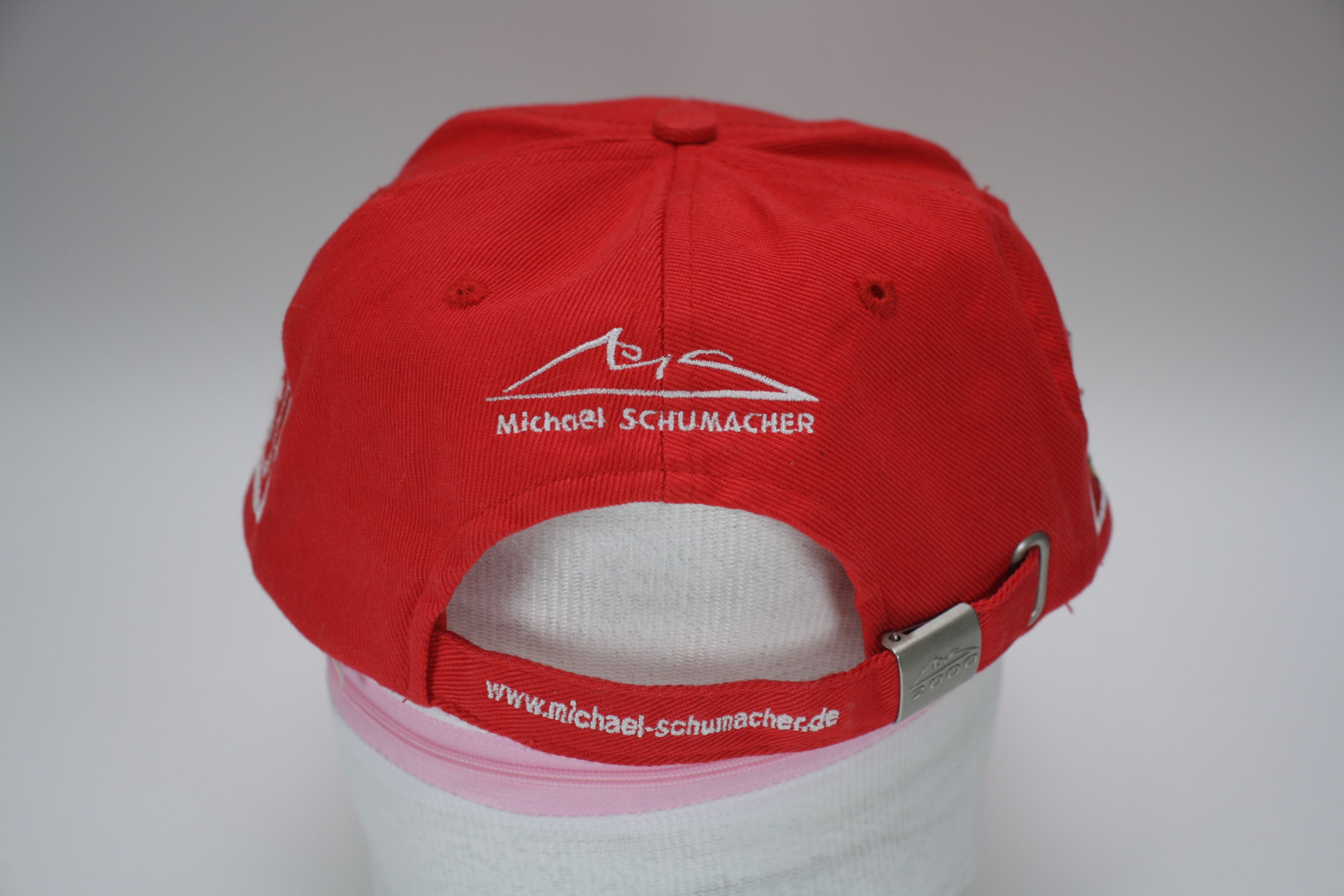 Ferrari 2000 Michael Schumacher 3-Times Champion F1 Ferrari VTG Cap Size ONE SIZE - 5 Thumbnail