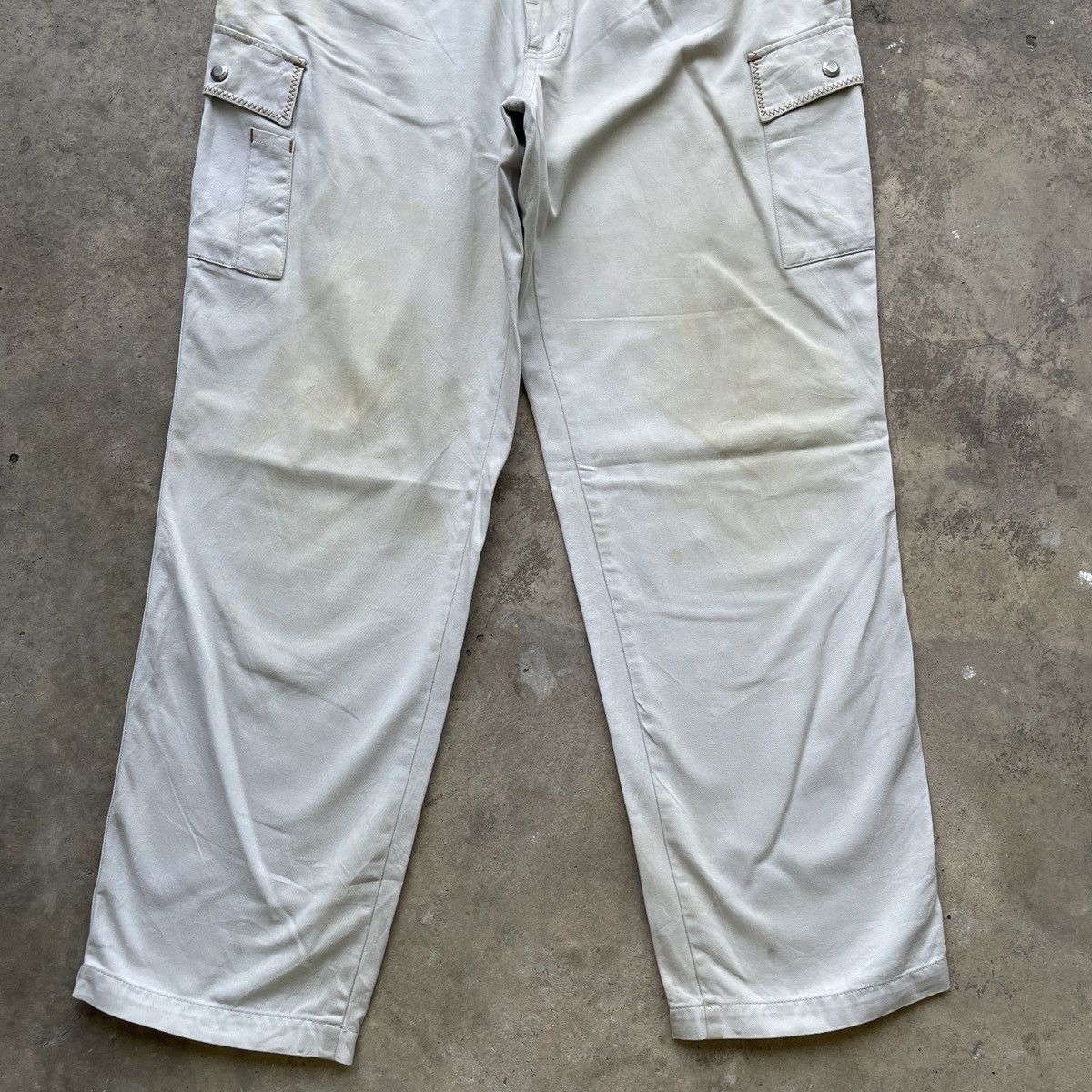 Japanese Brand Vtg Gin Washi Sun Effect Multipocket Tactical Cargo Pants Size US 30 / EU 46 - 5 Thumbnail