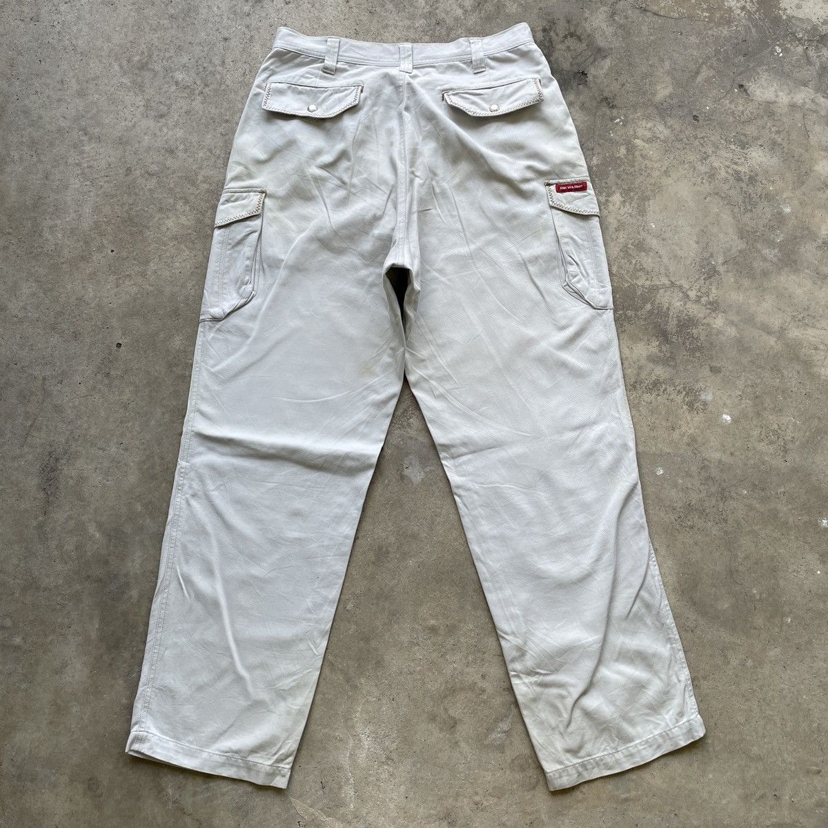 Japanese Brand Vtg Gin Washi Sun Effect Multipocket Tactical Cargo Pants Size US 30 / EU 46 - 10 Thumbnail