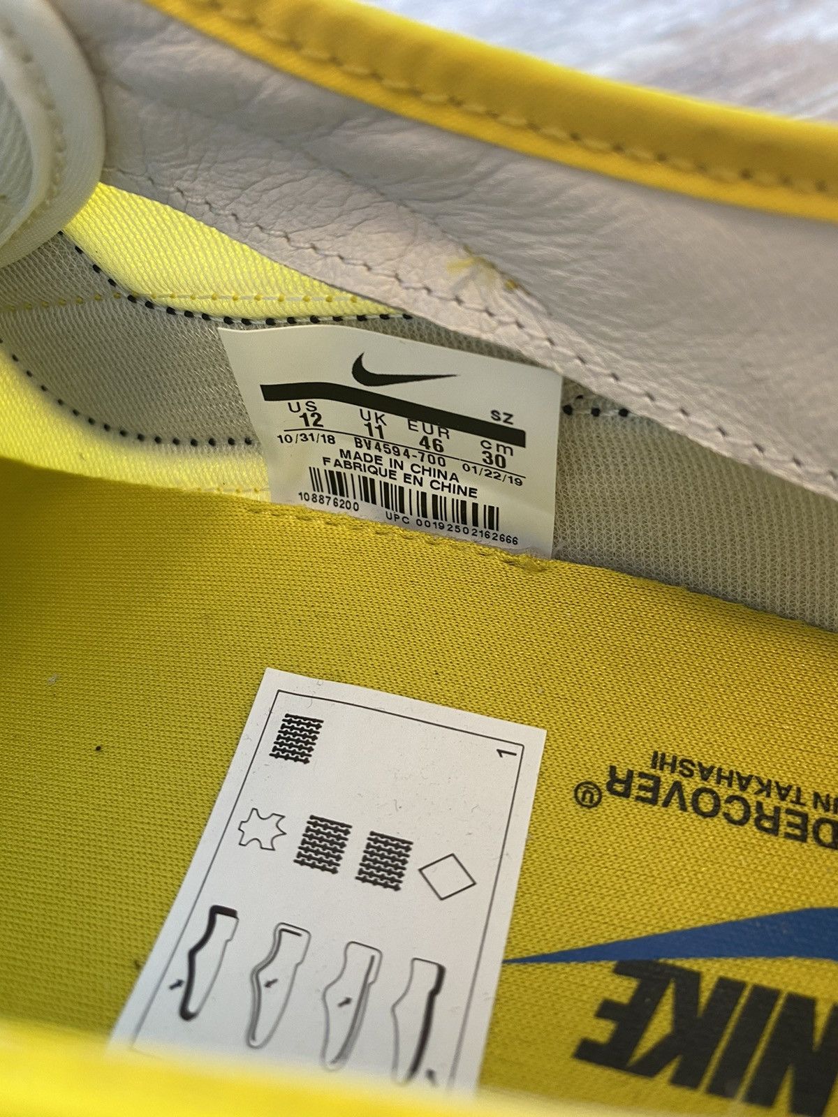 Nike × Undercover Undercover x Nike Daybreak Bright Citron BV4594-700 Sneakers Size US 12 / EU 45 - 8 Thumbnail