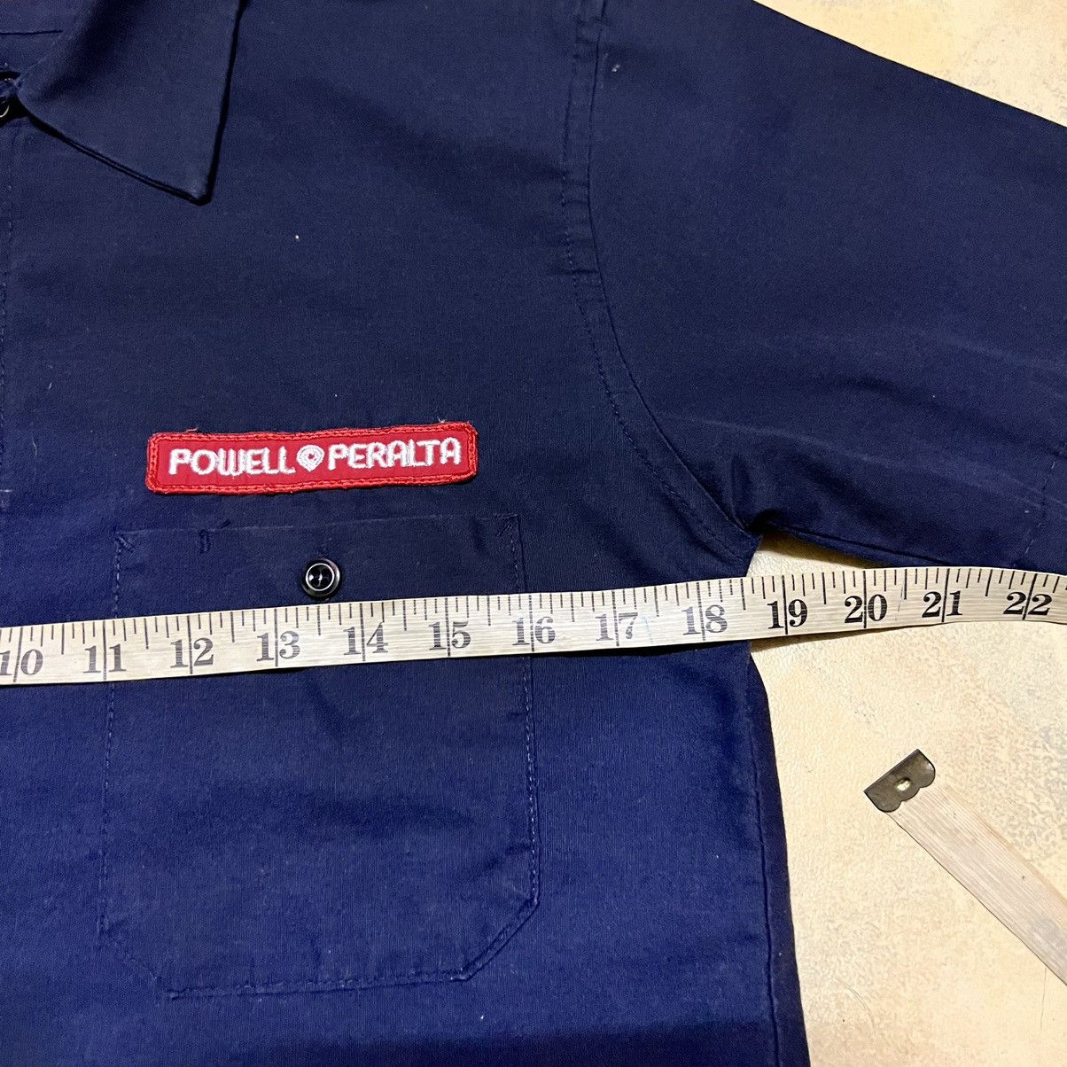 Powell Peralta Powell Peralta Skateboard Button Up Shirt Big Logo Size US M / EU 48-50 / 2 - 6 Thumbnail
