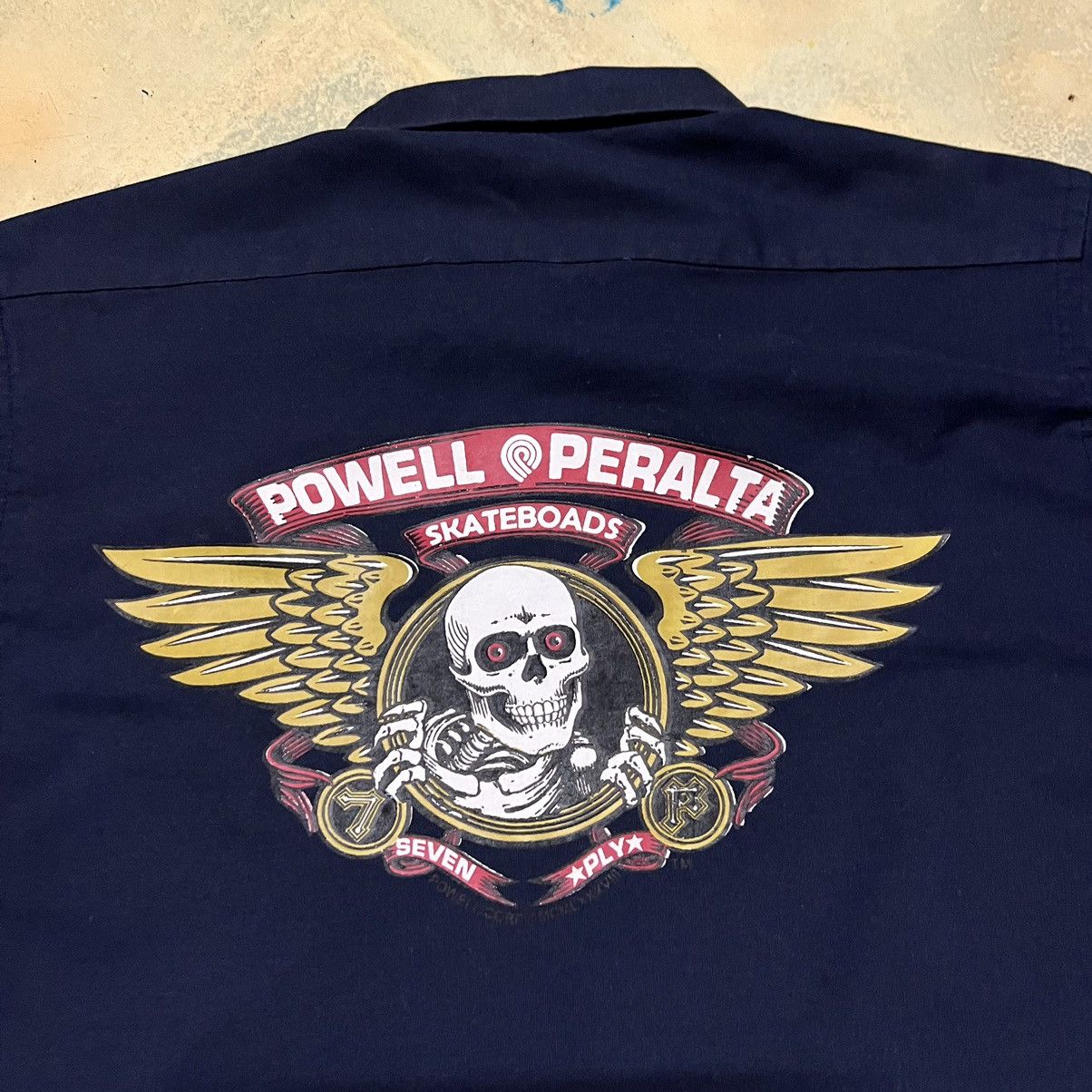 Powell Peralta Powell Peralta Skateboard Button Up Shirt Big Logo Size US M / EU 48-50 / 2 - 3 Thumbnail