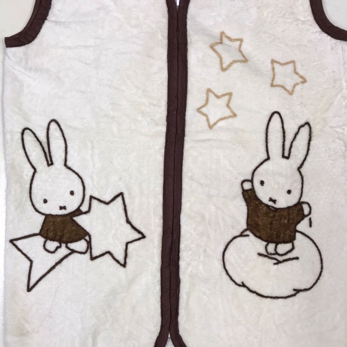 Vintage Vintage 90s MIFFY DICK BRUNA Artist Zip Up Fleece Vest Size US S / EU 44-46 / 1 - 3 Thumbnail