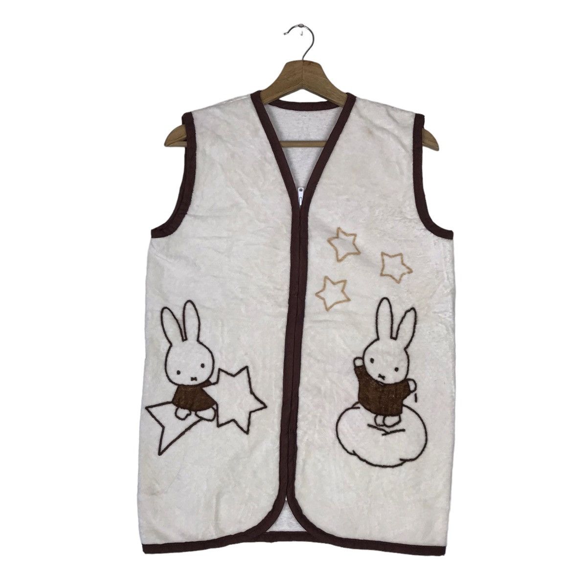 Vintage Vintage 90s MIFFY DICK BRUNA Artist Zip Up Fleece Vest Size US S / EU 44-46 / 1 - 1 Thumbnail