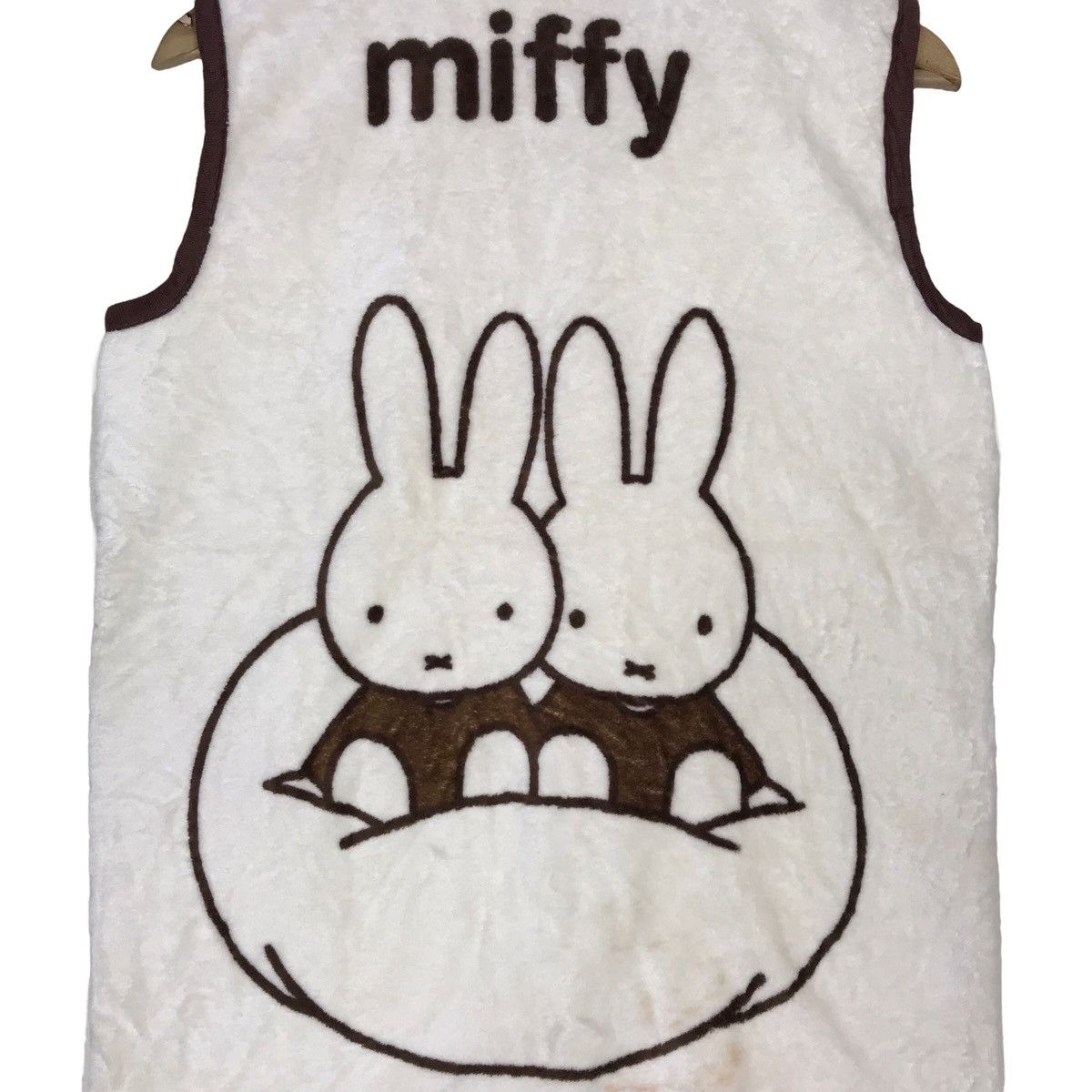 Vintage Vintage 90s MIFFY DICK BRUNA Artist Zip Up Fleece Vest Size US S / EU 44-46 / 1 - 7 Thumbnail
