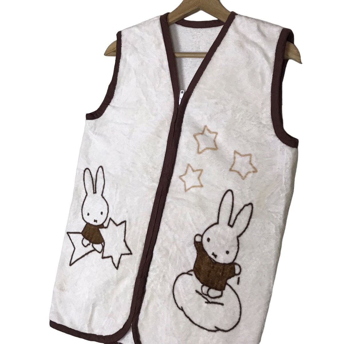 Vintage Vintage 90s MIFFY DICK BRUNA Artist Zip Up Fleece Vest Size US S / EU 44-46 / 1 - 5 Thumbnail