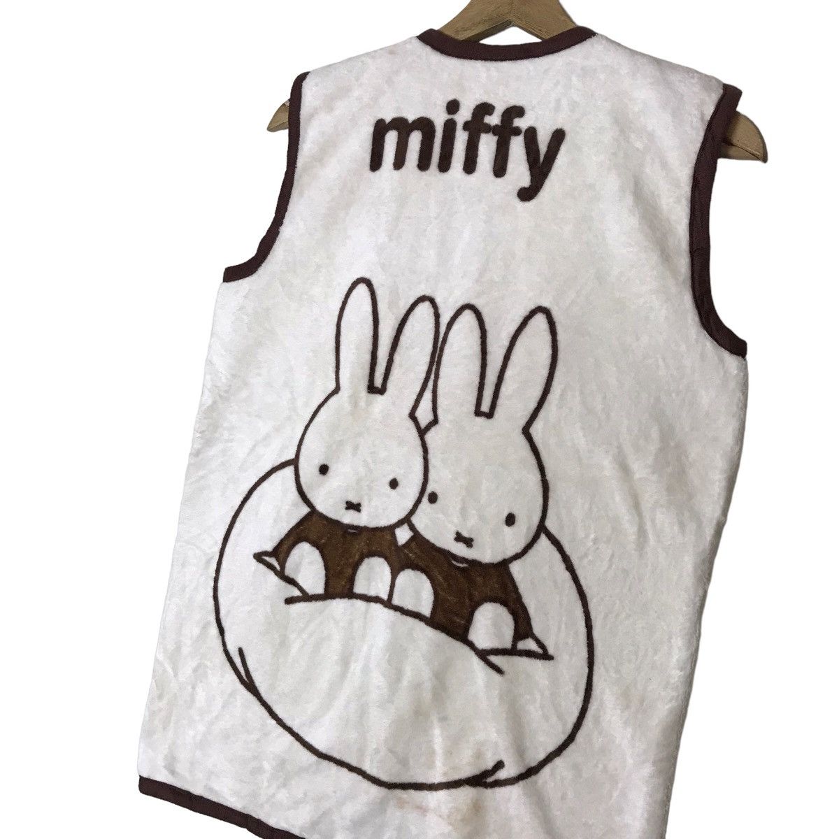 Vintage Vintage 90s MIFFY DICK BRUNA Artist Zip Up Fleece Vest Size US S / EU 44-46 / 1 - 9 Thumbnail