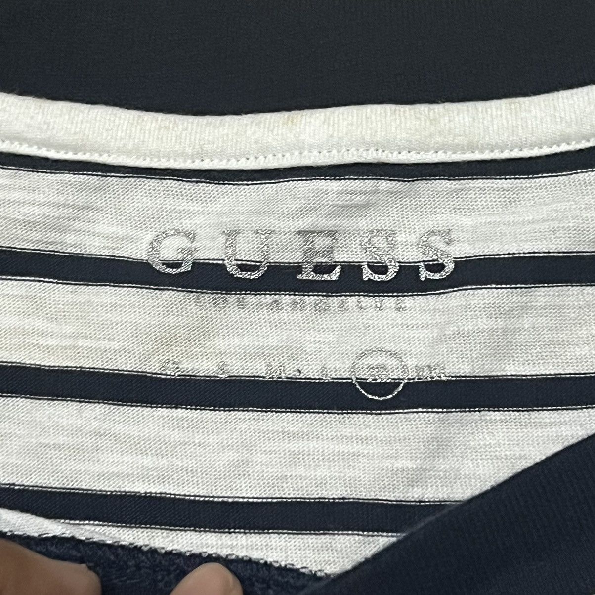 Guess Guess Los Angeles Big Logo Stripes Shirt Size US XL / EU 56 / 4 - 6 Thumbnail