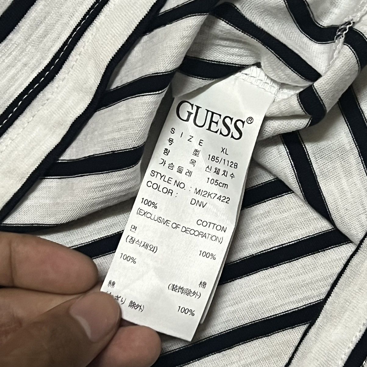 Guess Guess Los Angeles Big Logo Stripes Shirt Size US XL / EU 56 / 4 - 8 Thumbnail