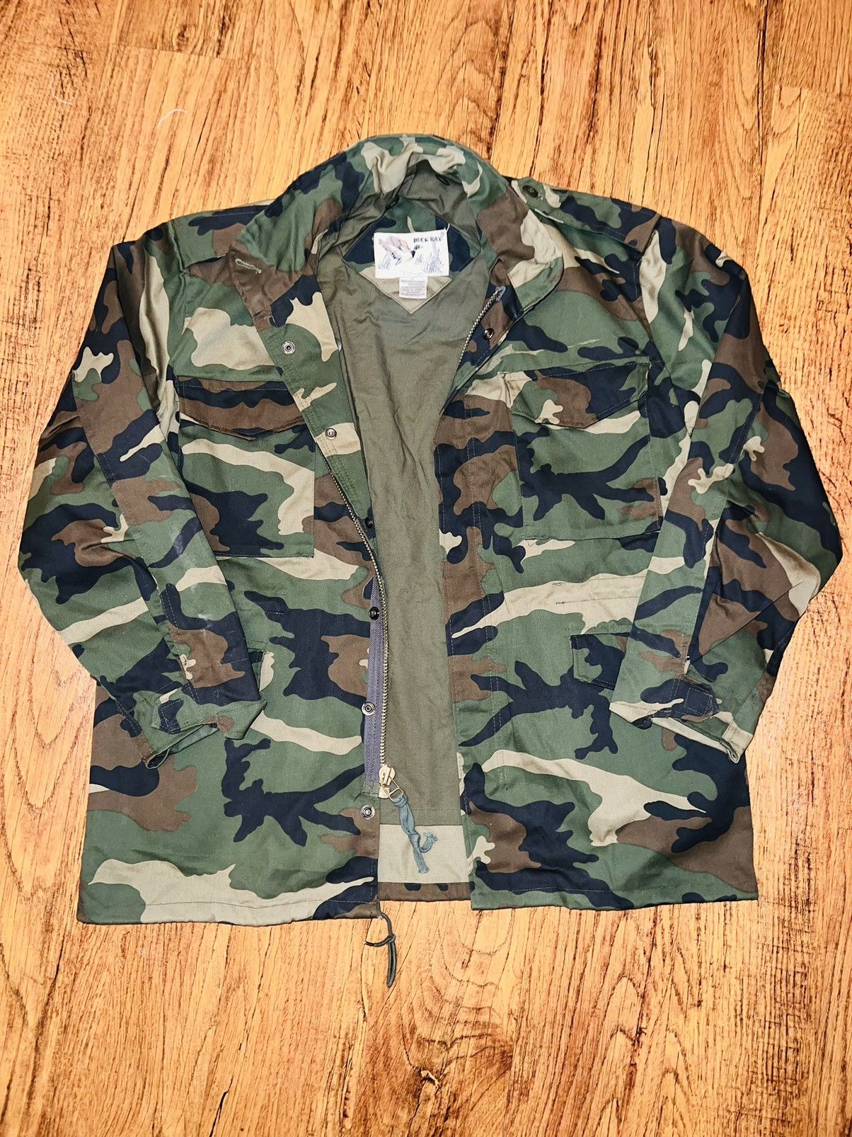 Vintage Vintage Duck Bay Camo Jacket Size US L / EU 52-54 / 3 - 2 Thumbnail
