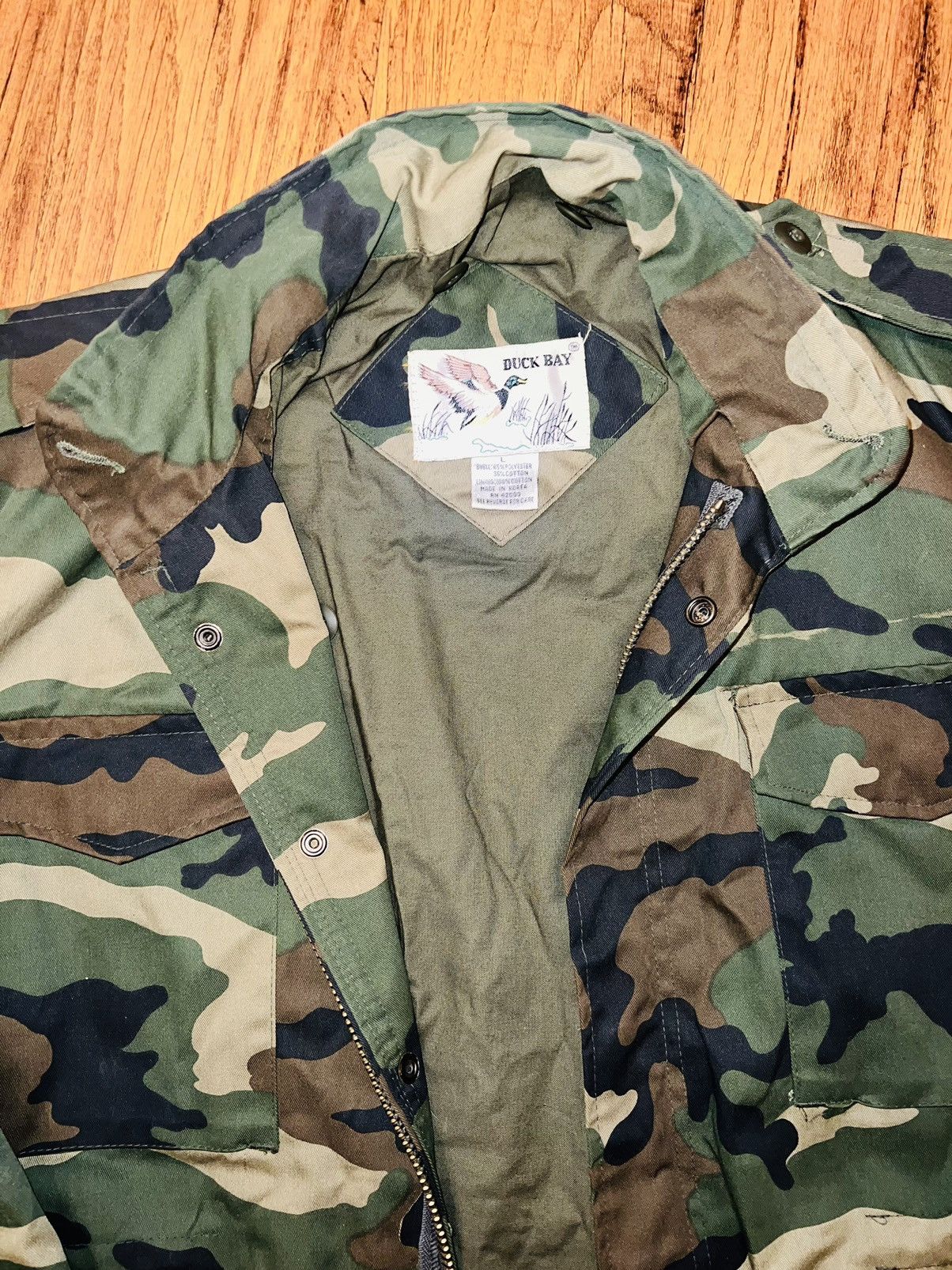 Vintage Vintage Duck Bay Camo Jacket Size US L / EU 52-54 / 3 - 5 Thumbnail