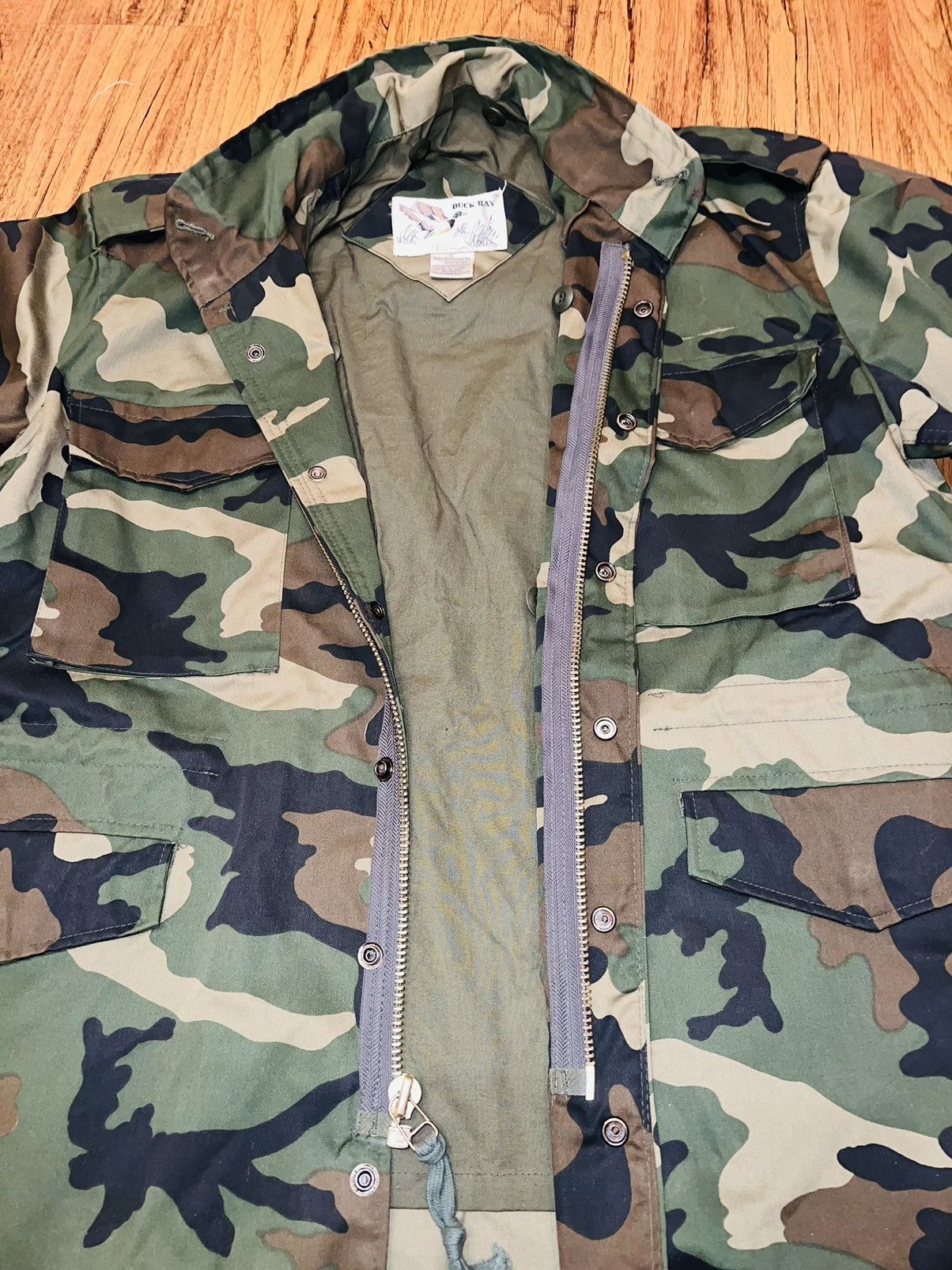 Vintage Vintage Duck Bay Camo Jacket Size US L / EU 52-54 / 3 - 1 Thumbnail