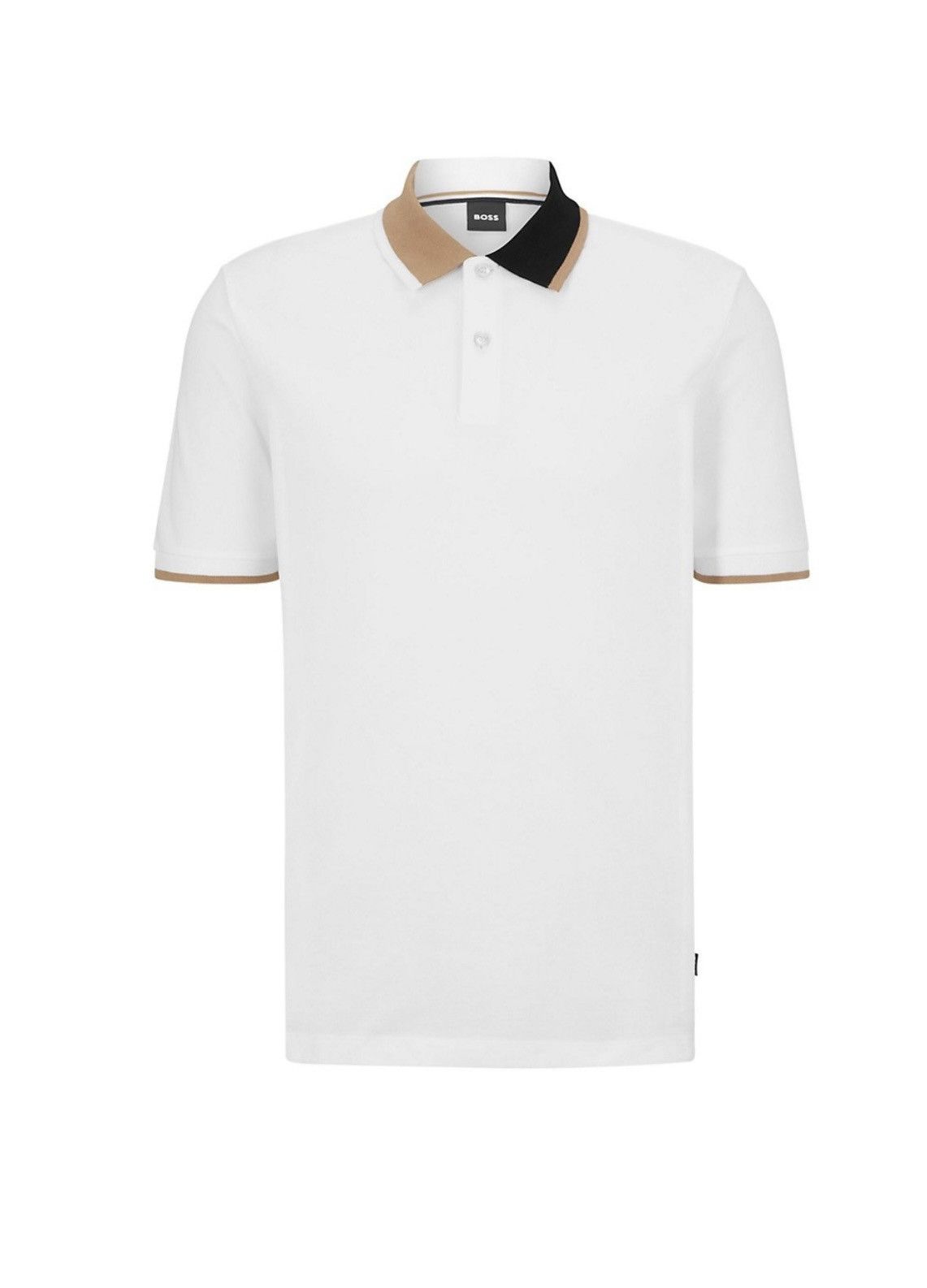 Hugo Boss Cotton-Piqué Polo Shirt With Color-Blocked Collar