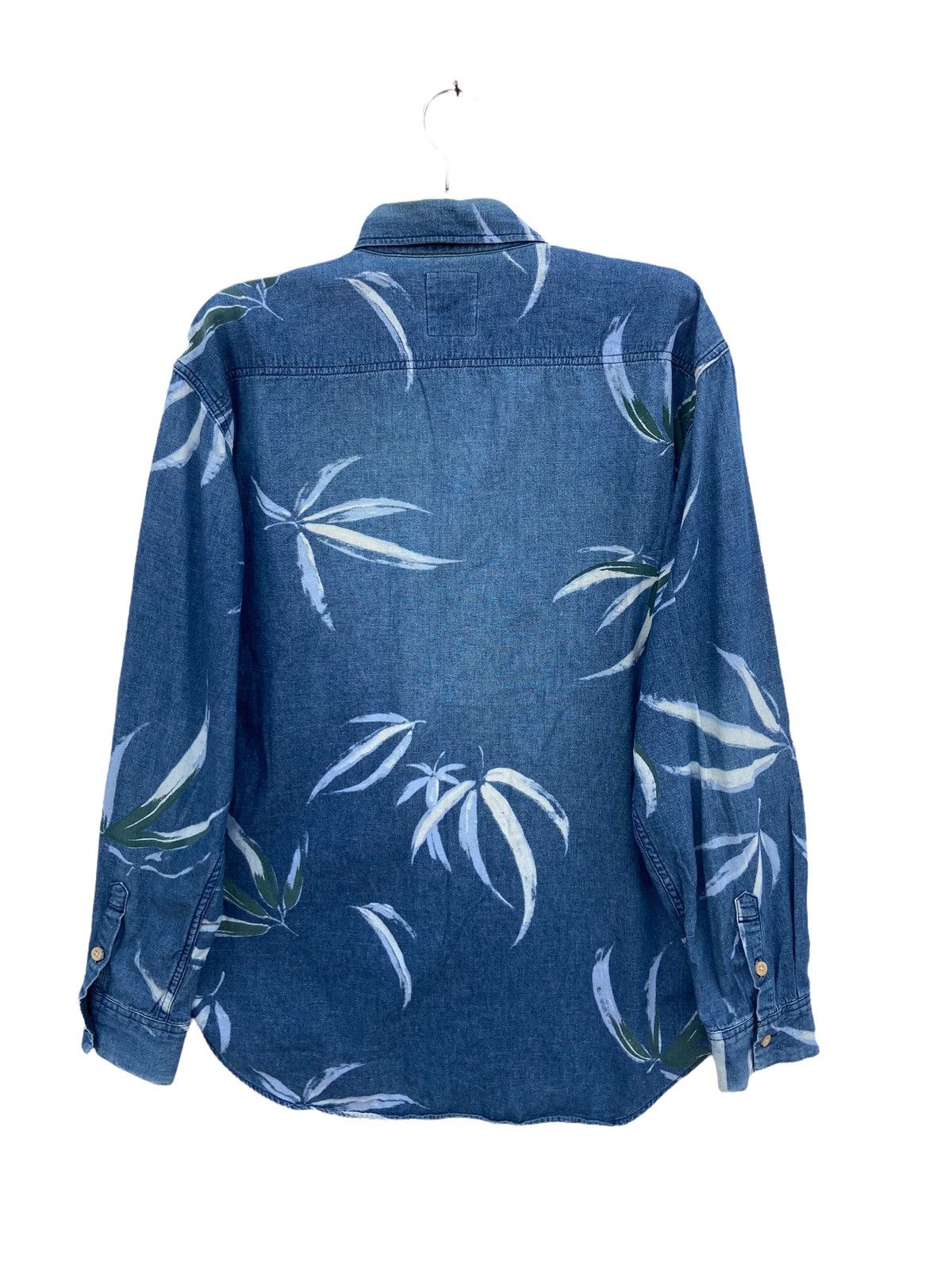 Japanese Brand Vintage Sunny Clouds Denim Shirt Size US L / EU 52-54 / 3 - 2 Thumbnail