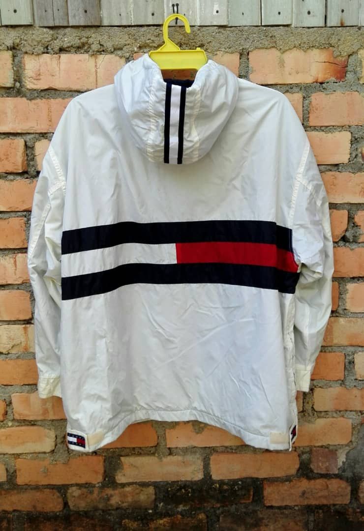 Sports Specialties × Tommy Hilfiger × Vintage Tommy Hilfiger/ Tommy Jeans Jacket Hooded Big Logo Size US M / EU 48-50 / 2 - 3 Thumbnail
