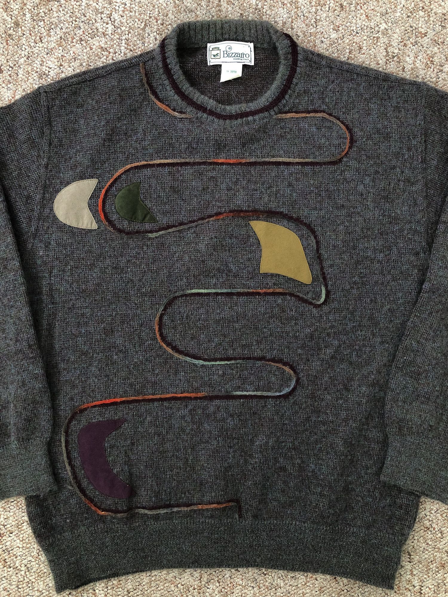 Vintage Vintage 90s Mohair Abstract Sweater Size US L / EU 52-54 / 3 - 3 Thumbnail