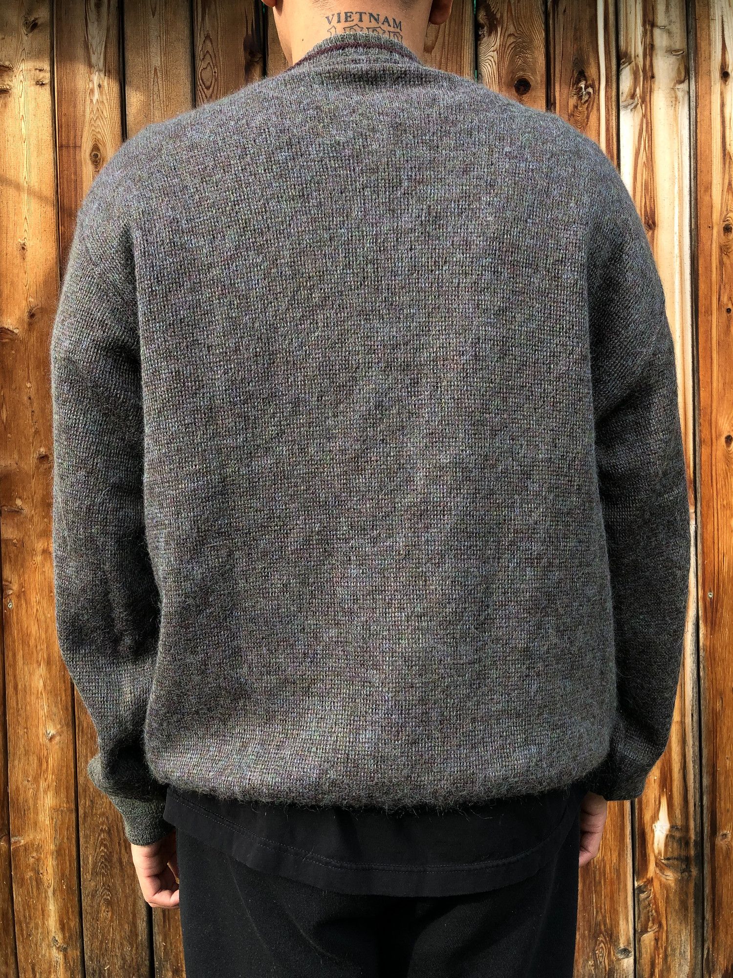 Vintage Vintage 90s Mohair Abstract Sweater Size US L / EU 52-54 / 3 - 2 Thumbnail