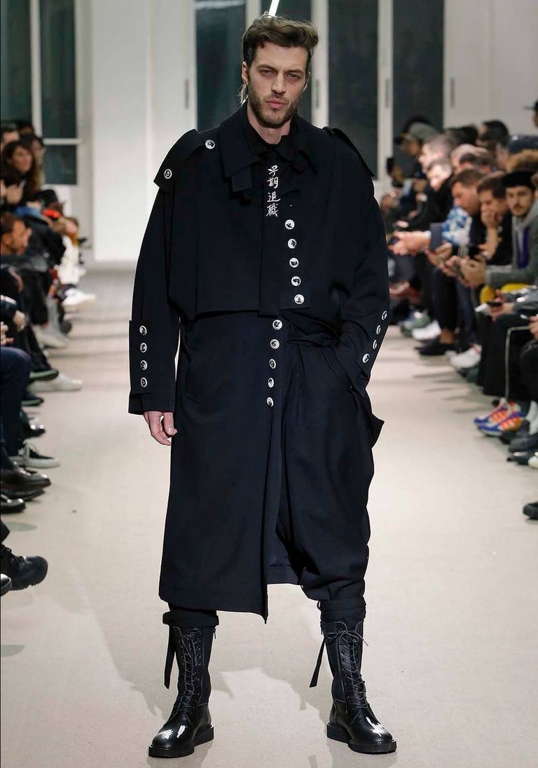 YOHJI YAMAMOTO POUR HOMME Lace Up Leather Boots AW19